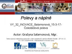 Polevy a npln VY32INOVACESalamonov15 3 17 okoldov poleva