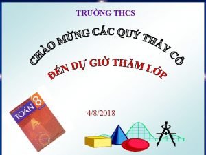 TRNG THCS 482018 Tit 1 1 T GIC