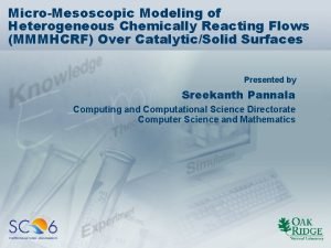 MicroMesoscopic Modeling of Heterogeneous Chemically Reacting Flows MMMHCRF