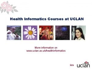 Health informatics courses uk