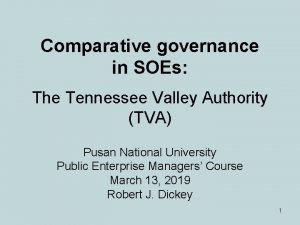 Tennessee valley authority
