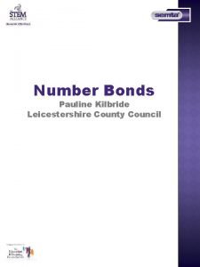 Number Bonds Pauline Kilbride Leicestershire County Council Topic
