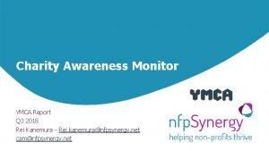 Charity awareness monitor
