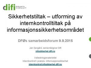 Dfø internkontroll