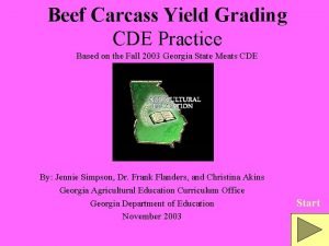 Beef carcass yield calculator
