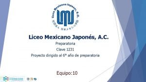 Liceo Mexicano Japons A C Preparatoria Clave 1231