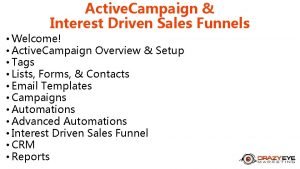 Formation active campaign
