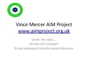 aim Vince Mercer AIM Project www aimproject org