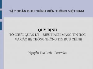 TP ON BU CHNH VIN THNG VIT NAM