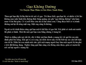 Go Khng ng V Chuyn Thc Phm v
