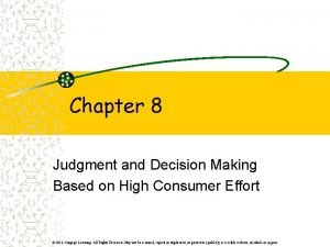 Judgment chapter 8