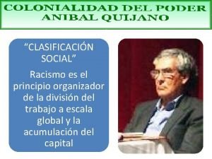 El principio organizador