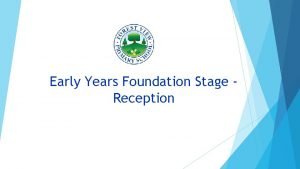 Early years foundation stage pack