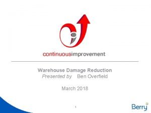 Trailer equipment damage reduction Trailer equipment damage reduction