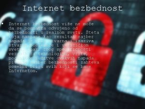 Internet bezbednost