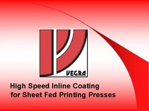 Inline coating