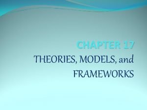 Nursing informatics theories, models and frameworks