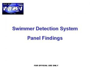 Swimmer detection