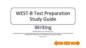 West b study guide