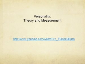 Projective personality test