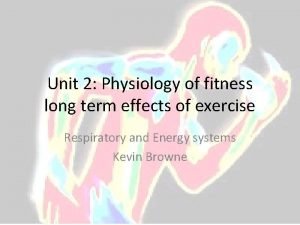 Unit 2 physiology of fitness
