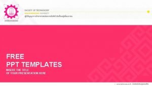 FREE PPT TEMPLATES INSERT THE TITLE OF YOUR