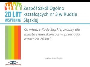 Zesp Szk Oglno ksztaccych nr 3 w Rudzie