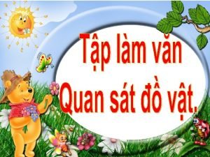 Tp lm vn Quan st vt I Nhn