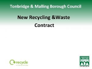 Tonbridge and malling waste collection