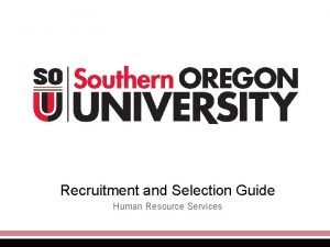 Southern oregon university human resources