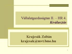 Krajcsák zoltán Krajcsák zoltán