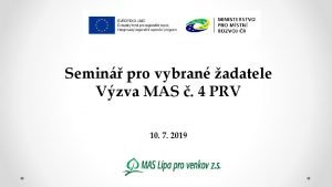 Semin pro vybran adatele Vzva MAS 4 PRV