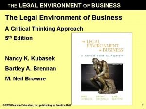 Legal environment definition