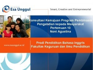 Konsultasi Kemajuan Program Pembinaan Pengabdian kepada Masyarakat Pertemuan