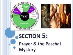 Paschal mystery prayer