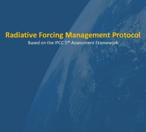 Radiative Forcing Management Protocol Based on the IPCC