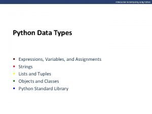 Python algebraic data types