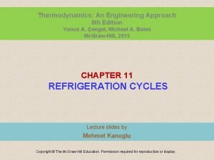 Thermodynamics An Engineering Approach 8 th Edition Yunus