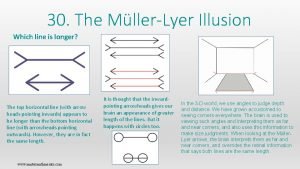 Which line is longer illusion