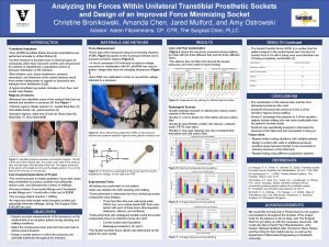 Analyzing the Forces Within Unilateral Transtibial Prosthetic Sockets