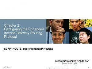 Chapter 2 Configuring the Enhanced Interior Gateway Routing