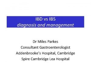 Ibs vs ibd