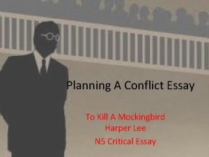 Conflict in to kill a mockingbird