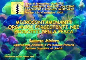 Corso di formazione QUALIT DELLAMBIENTE MARINOCOSTIERO E LACUSTRE