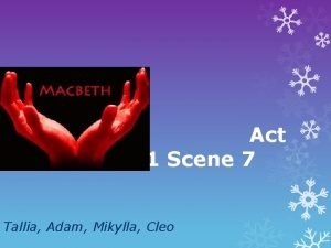 Macbeth act 1 scene 7 modern english