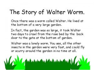 Walter the worm