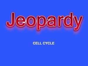 Cell cycle fill in the blank