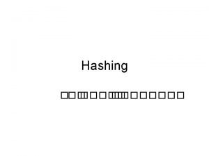 hash table Insert Delete find constant time sort