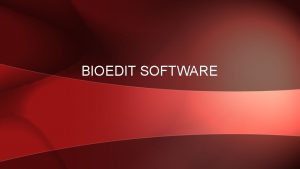 Bioedit software free download