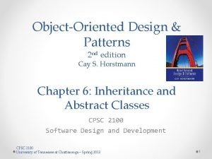 ObjectOriented Design Patterns 2 nd edition Cay S